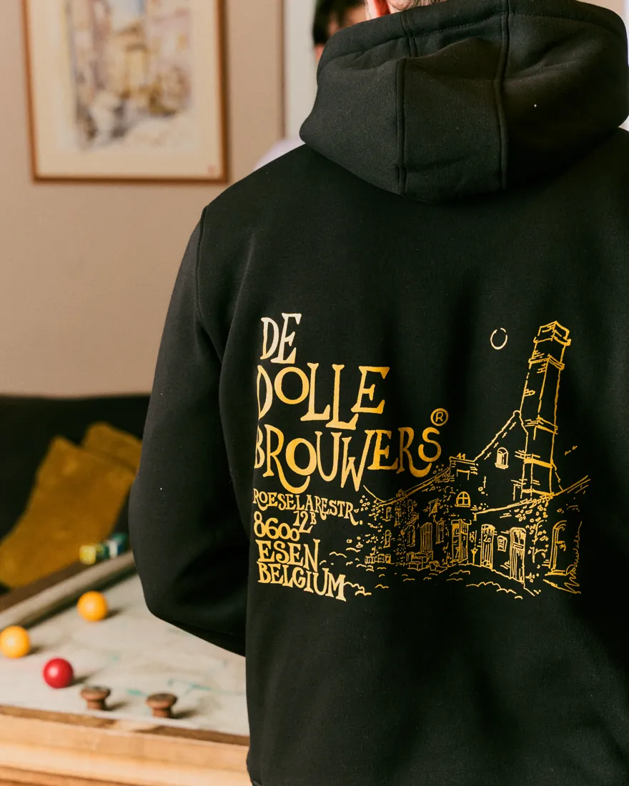 Hoodie met rugprint